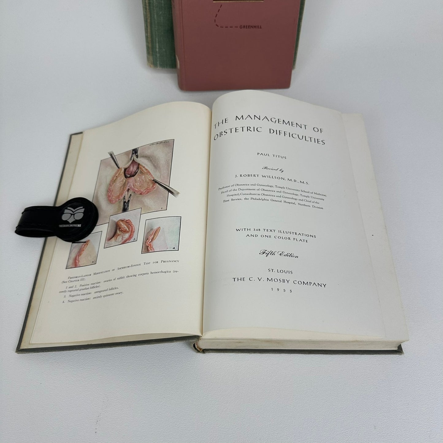 Obstetrics and Gynecology Lot of 3 J P Greenhill Paul Titus Medical Reference