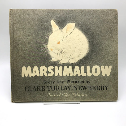 Marshmallow Rare Illustrated Hardcover by Clare Turlay Newberry 1942 1st Edition
