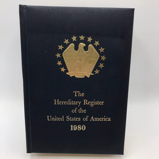 The Hereditary Register of the United States of America 1980 History Genealogy