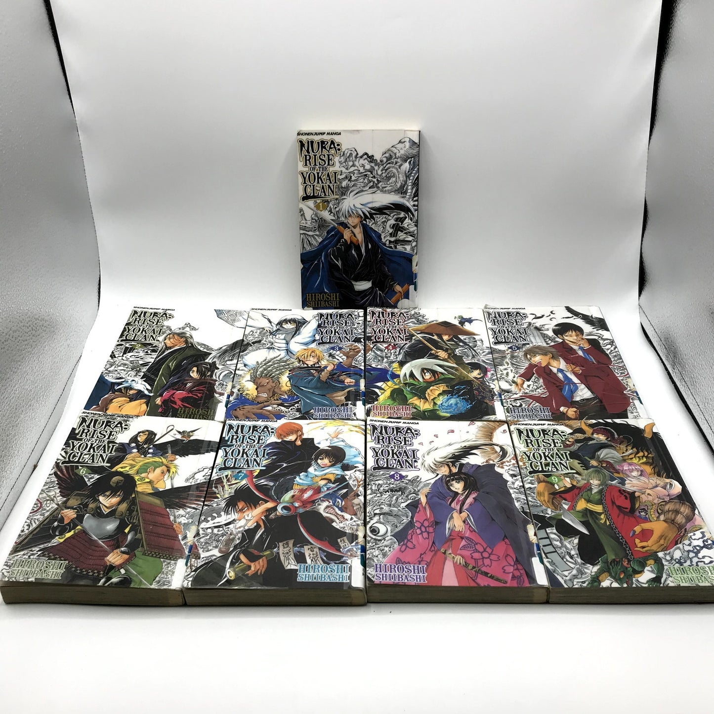 Volumes 1-9 Nura: Rise Of The Yokai Clan Illustrated Novels by Hiroshi Shiibashi