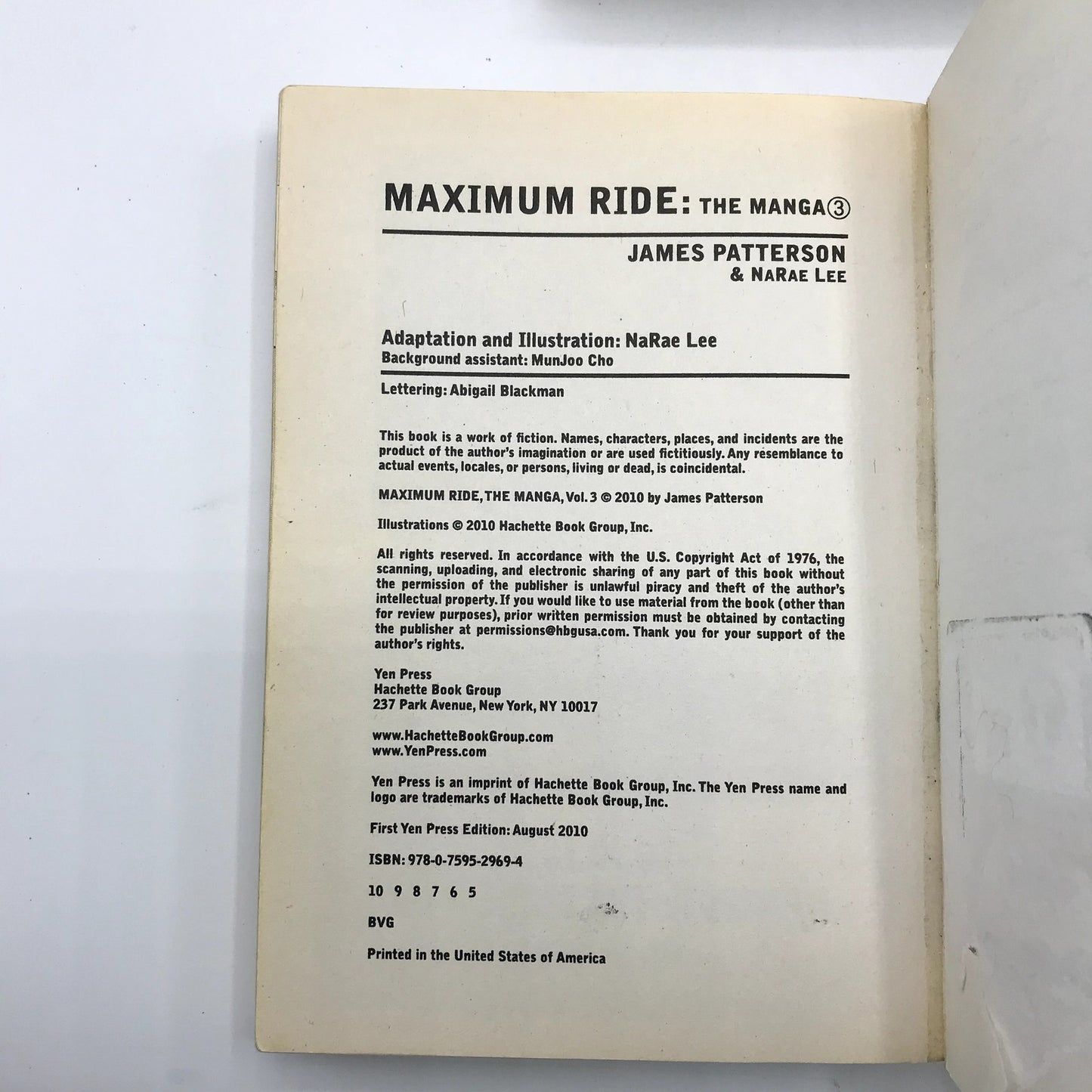 Lot of 3 Maximum Ride: The Manga Books Vols 1-3 James Patterson & Narae Lee