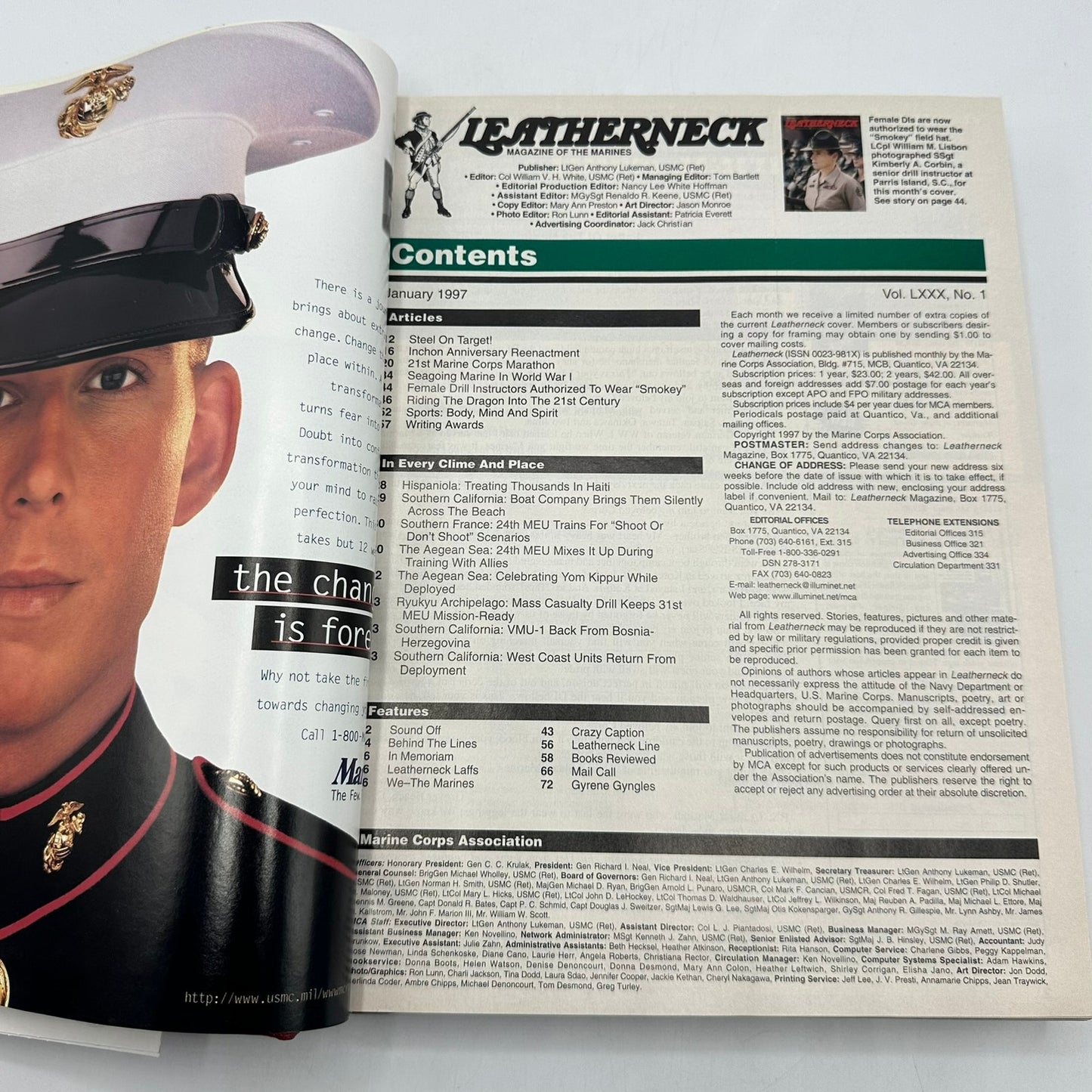 Leatherneck Magazine of Marine Corps 1997 Complete Year Vol 80 Military History