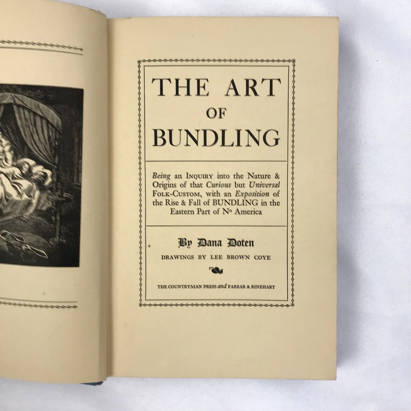The Art of Bundling Dana Doten Historical Social Inquiry Customs Traditions 1938