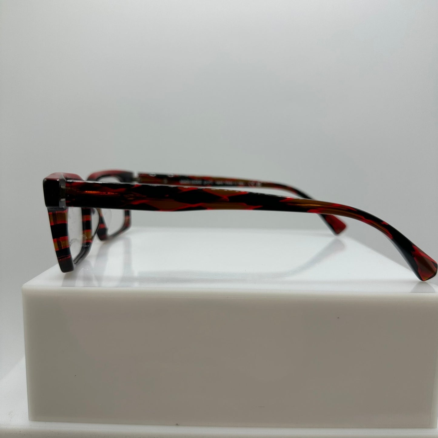 Alain Mikli Hadrien A03120 006 Red Rhombus Men Rectangular Frames 55-17-145