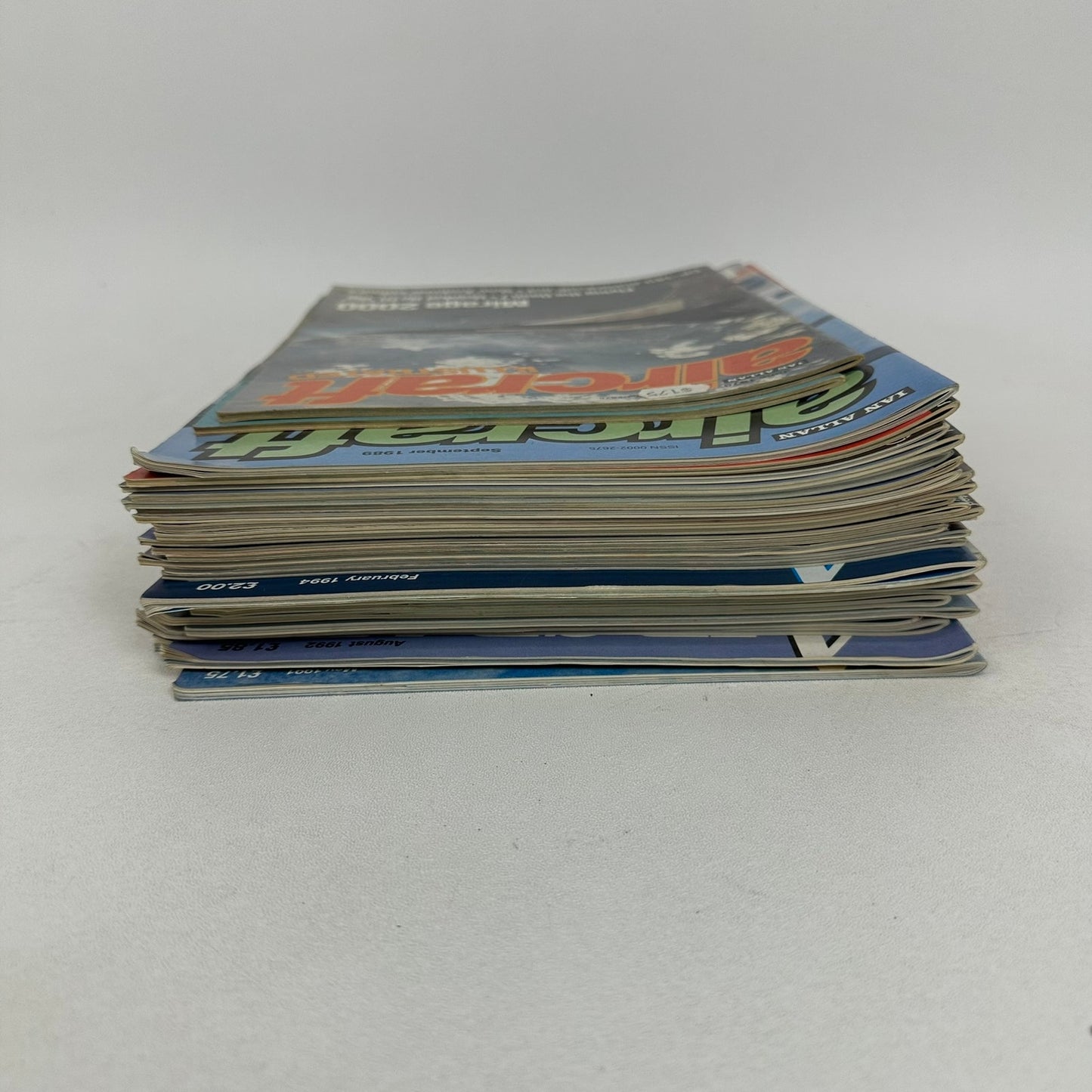 Aircraft Illustrated Magazines Lot of 27 Aviation Airplanes Military History