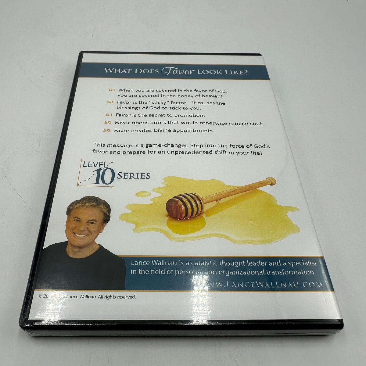 Favor! Covered in God's Presence Lance Wallnau Level 10 Four Part Series Faith