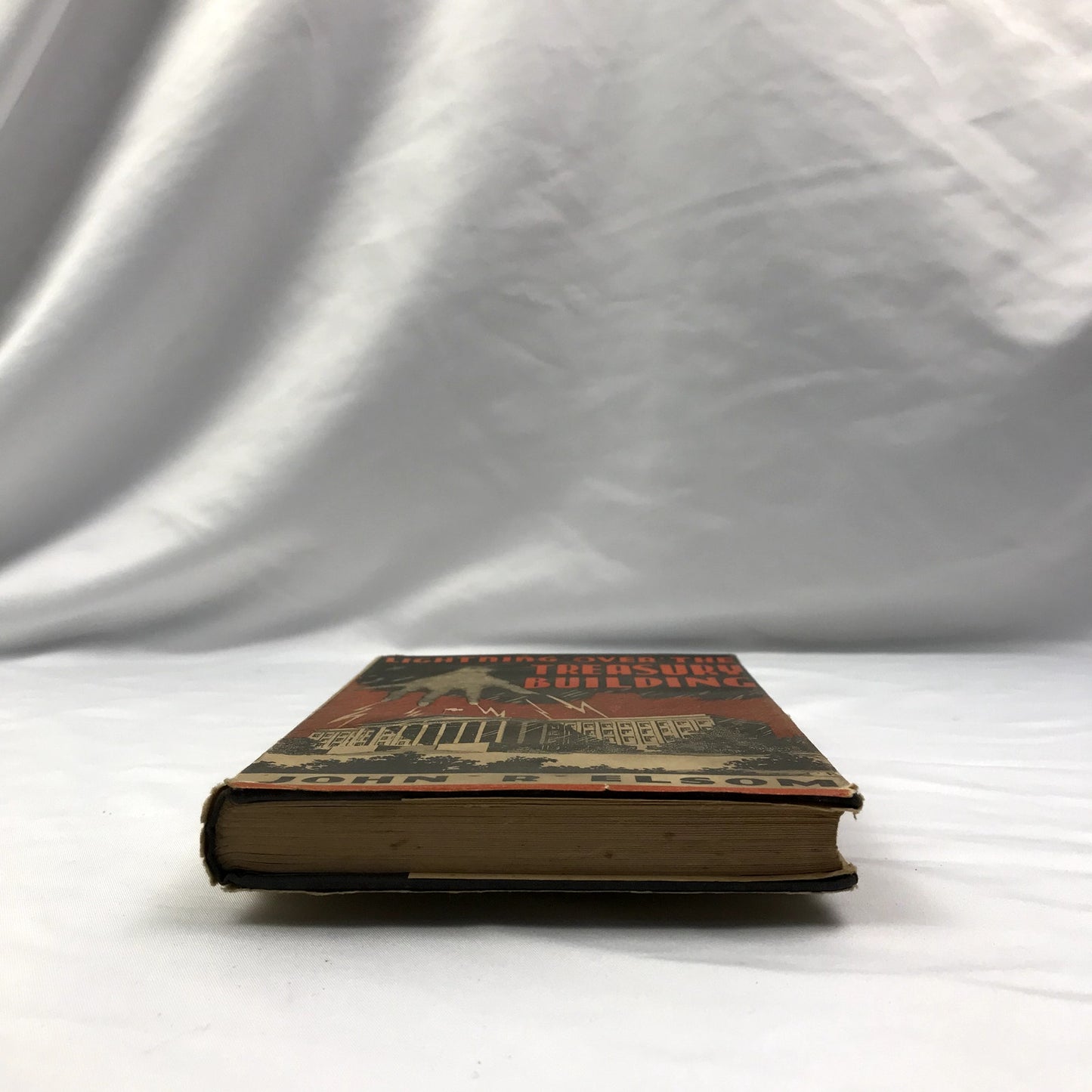 Lightning Over The Treasury Building by John R. Elson Hardcover Book 1941