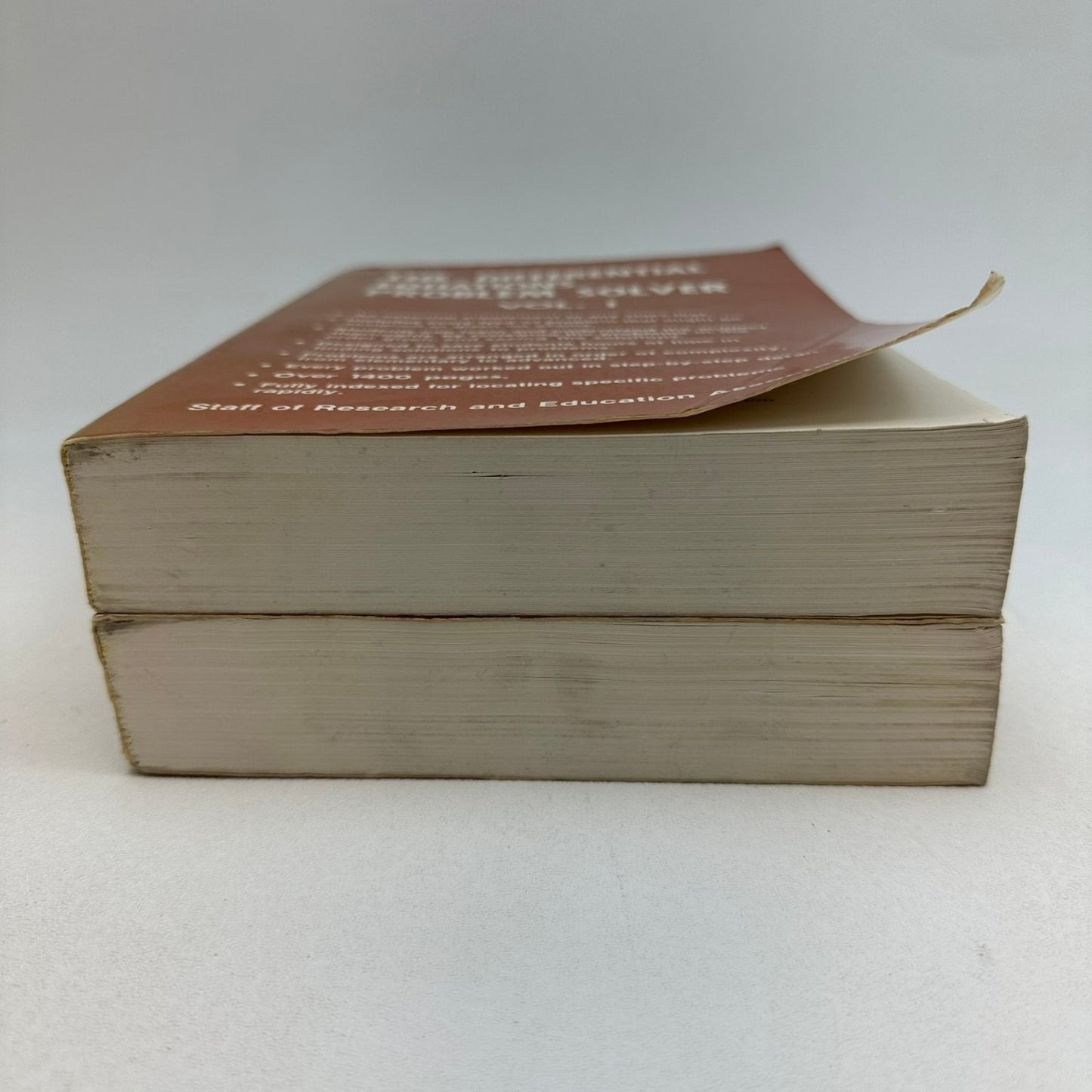 Differential Equations Problem Solver Vol I & II REA 1981 Revised Printing Math