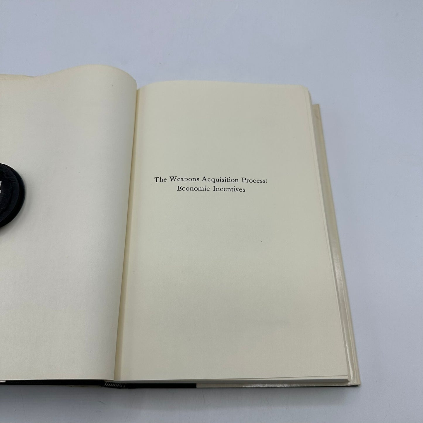 Weapons Acquisition Process Economic Incentives Frederic M Scherer Military 1964