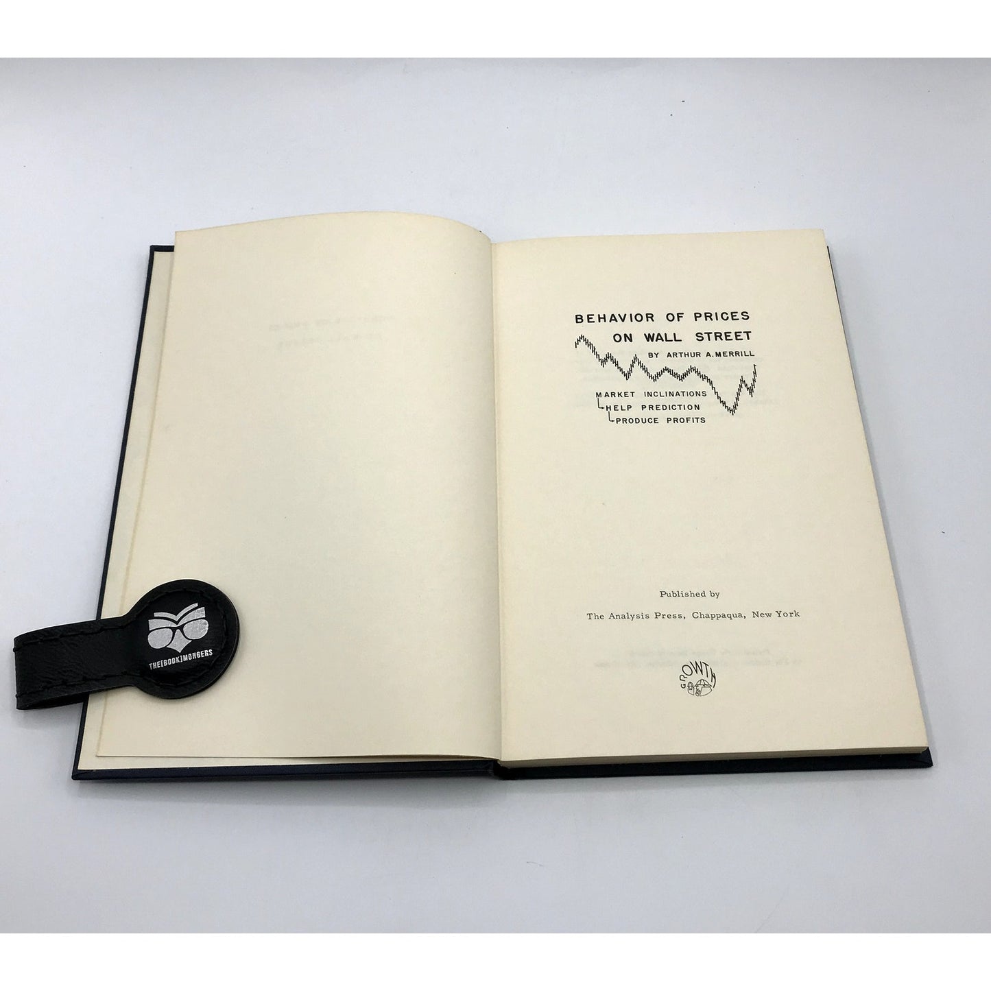 Behavior of Prices on Wall Street by Arthur A Merrill Illustrated Hardcover 1966