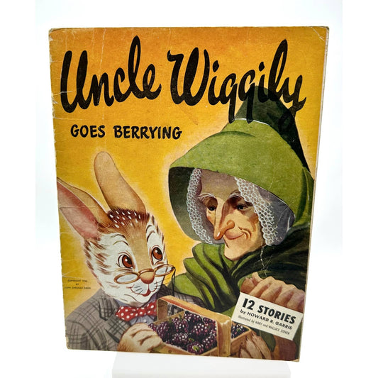 Uncle Wiggily Goes Berrying 12 Stories by Howard R. Garris 1946 Illustrated Book