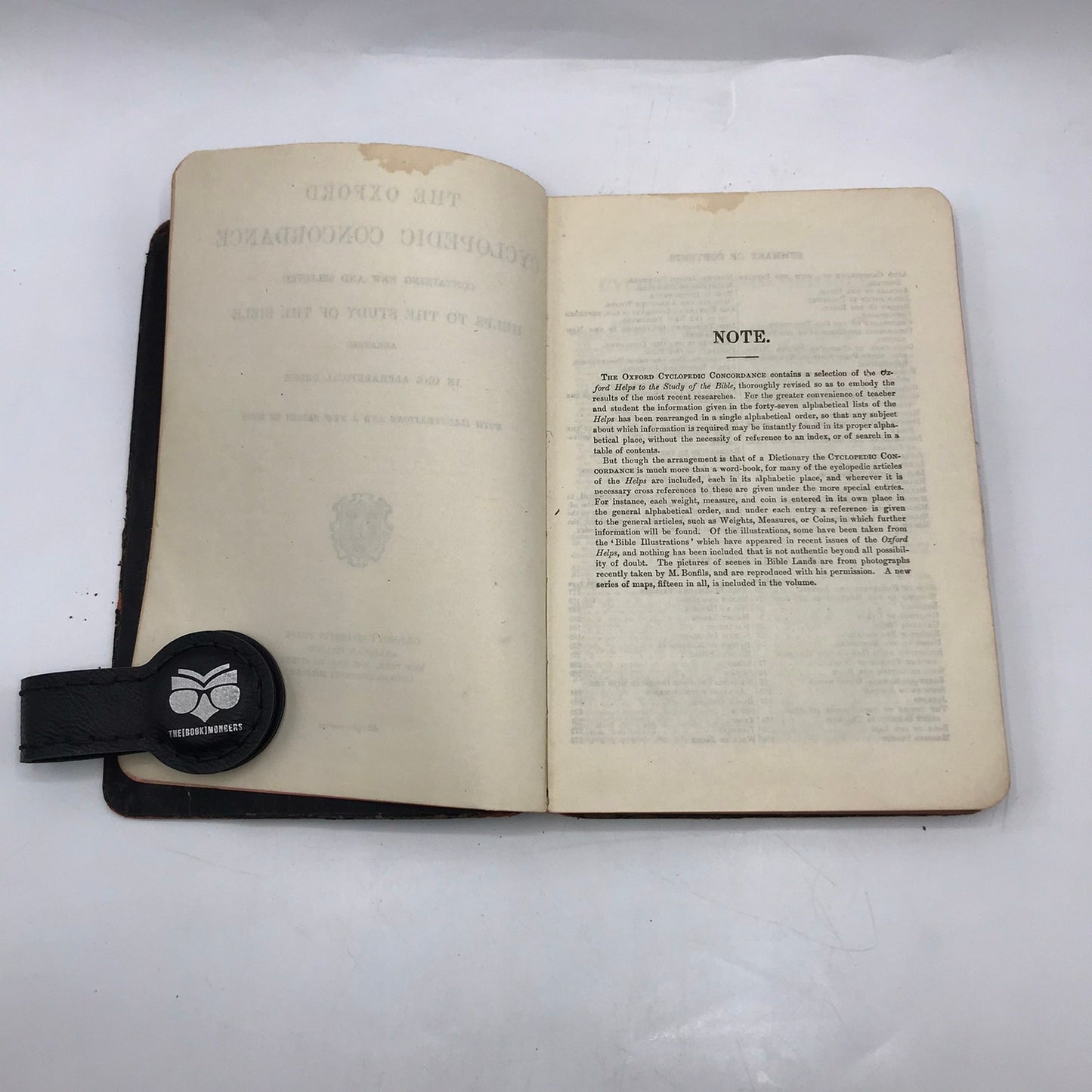 Oxford Cyclopedic Concordance Religious Bible Studies Theological Reference 1903