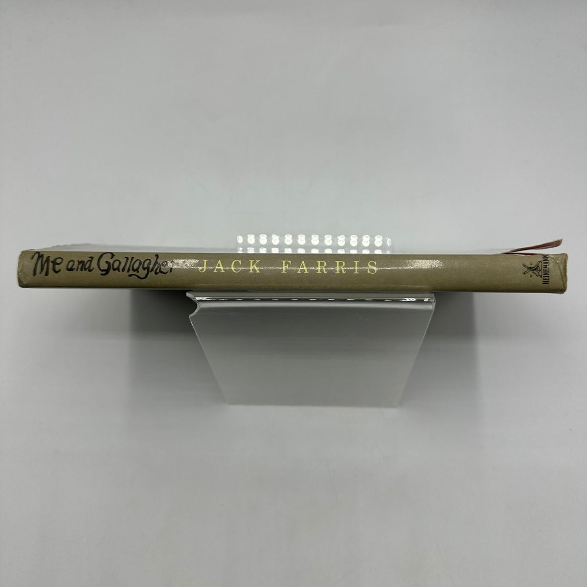 Me and Gallagher Jack Farris 1983 First Edition Signed Western Heinemann
