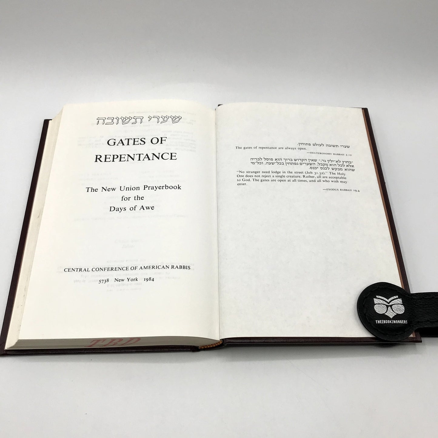 Gates of Repentance: The New Union Prayerbook For Days of Awe by Chaim Stern