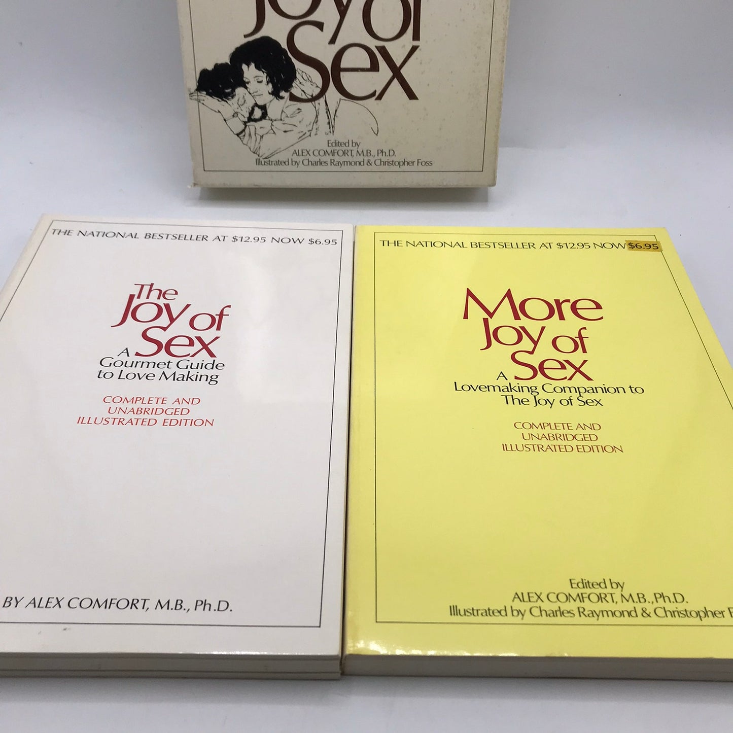 The Joy of Sex and More Joy of Sex Alex Comfort Set of 2 Slipcase Relationships