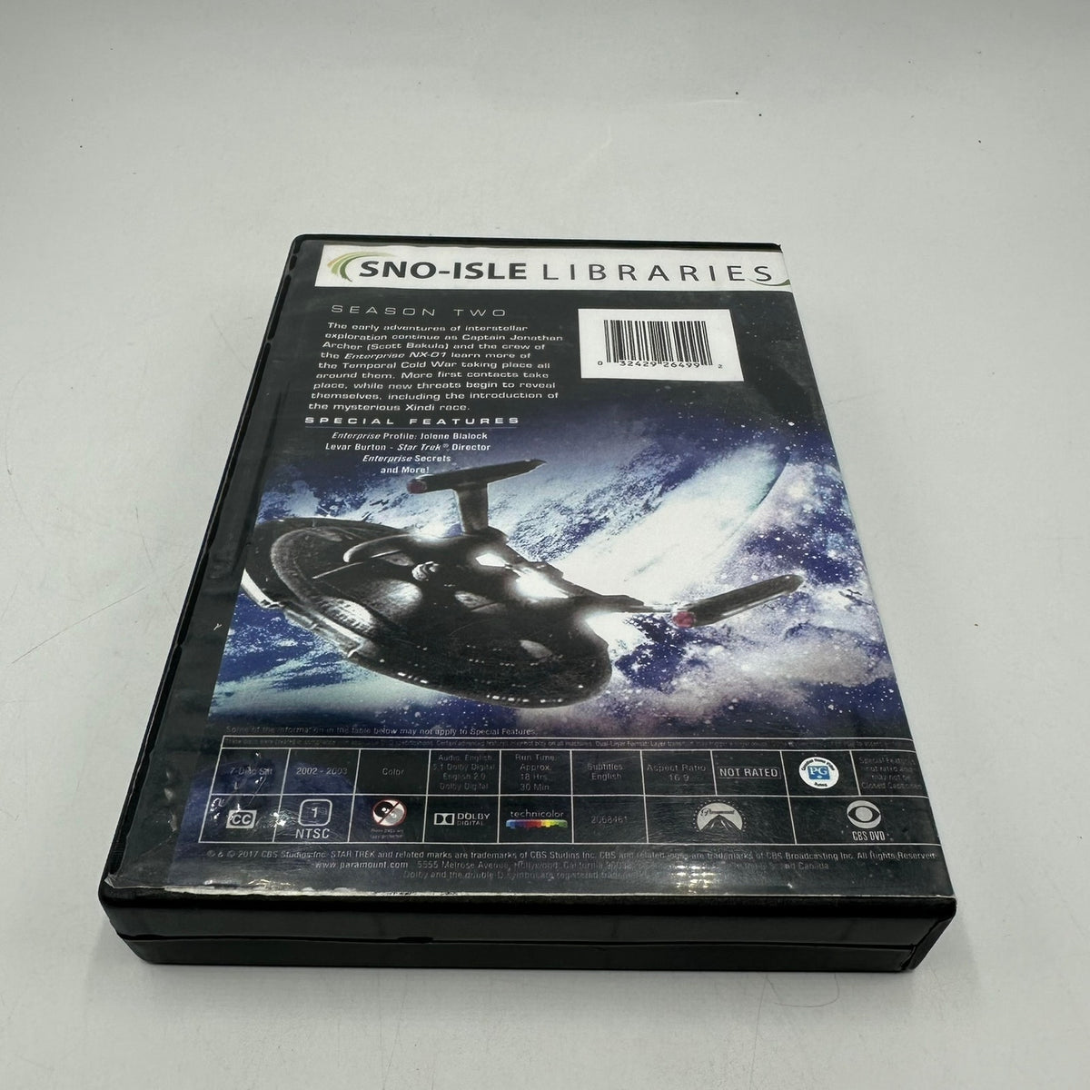 Star Trek Enterprise Season Two DVDs Episodic Science Fiction Action Adventure