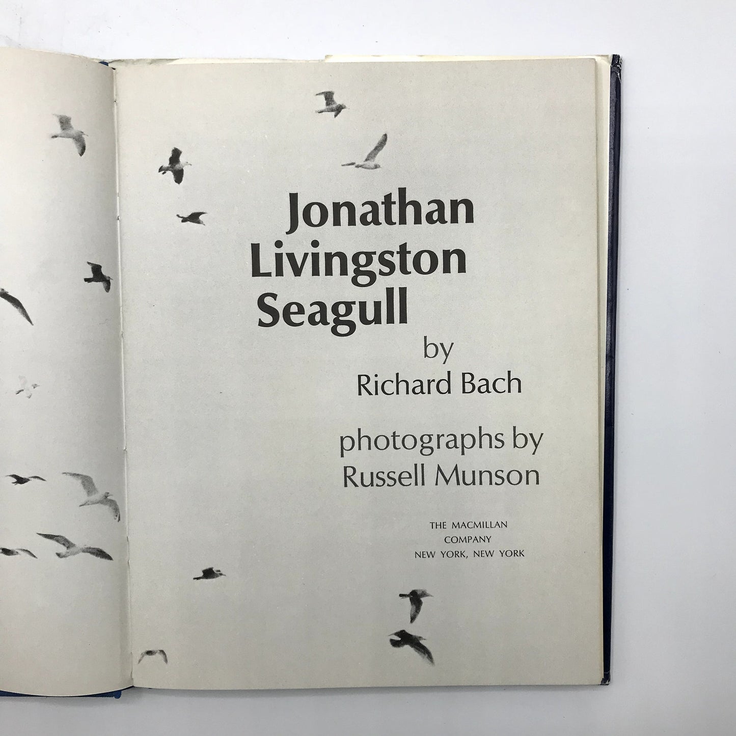 Jonathan Livingston Seagull Illustrated Hardcover Novel by Richard Bach 1970