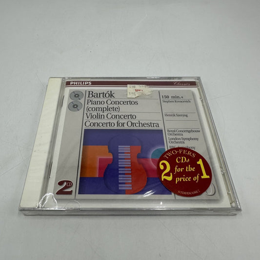 Bartók – Piano Concertos Violin Concerto CD 1993 Classical Philips DUO