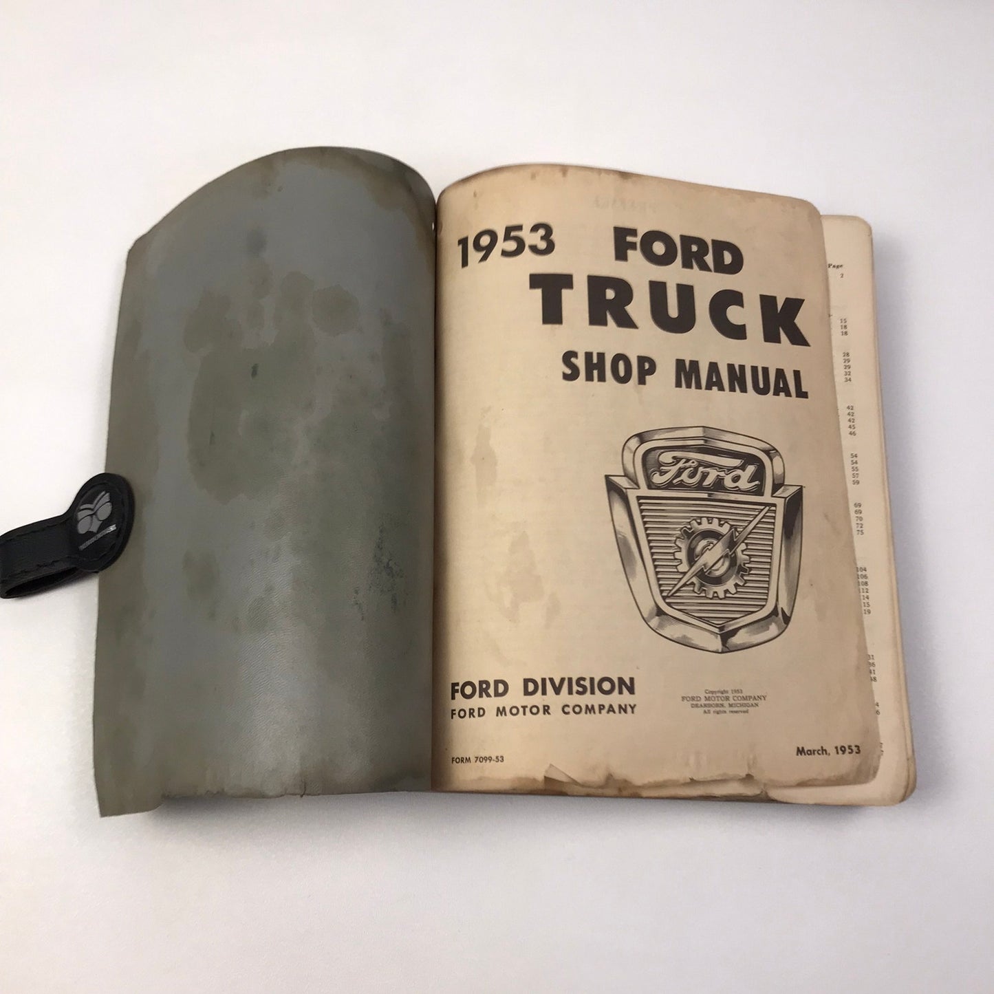 1953 Ford Truck Shop Manual OEM Automotive Engine Repair Maintenance Mechanics