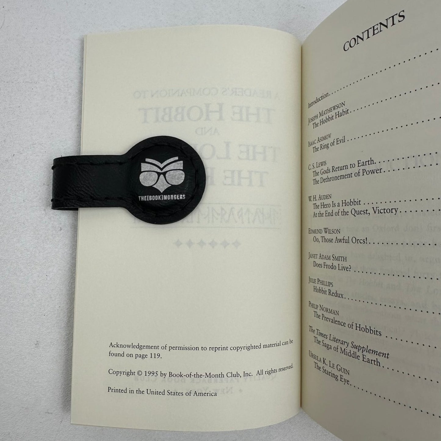 Reader's Companion to The Hobbit & The Lord of the Rings 1995 Tolkien Essays