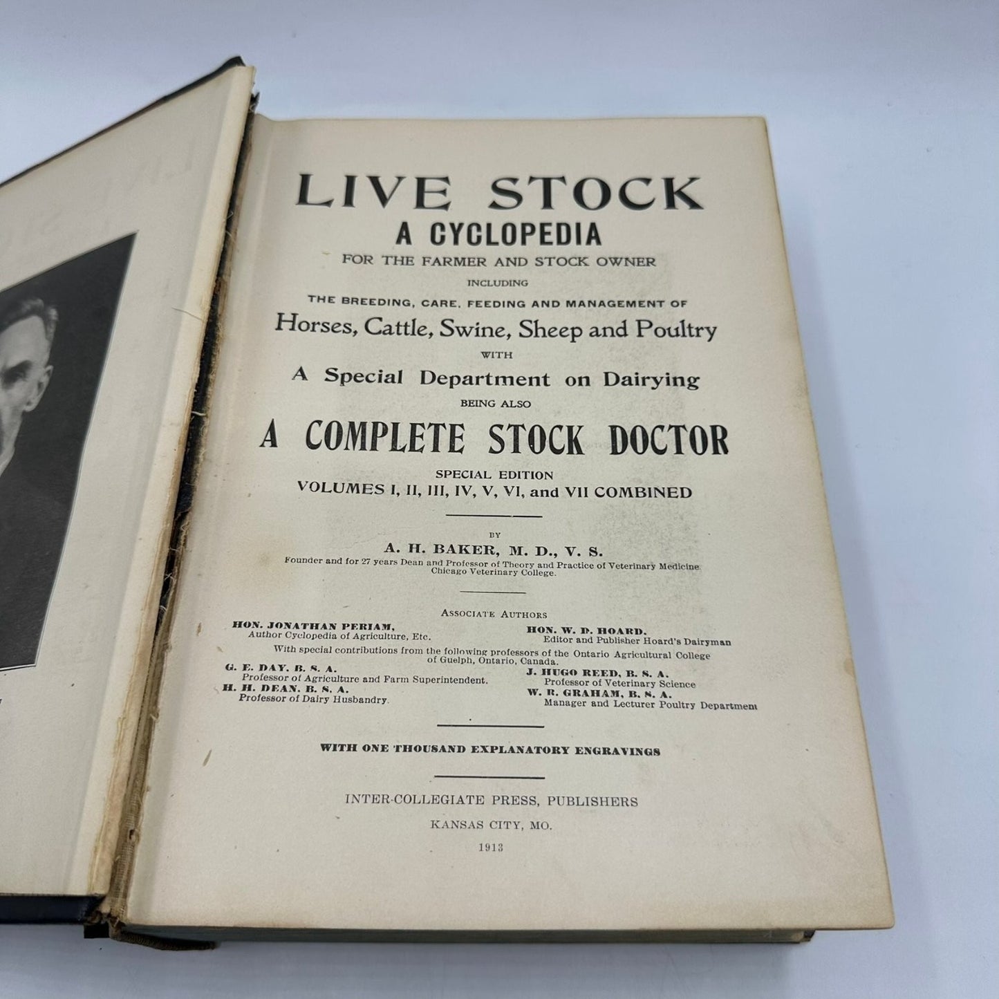 Live Stock A Cyclopedia A.H. Baker 1913 Special Edition 1000 Illustrations