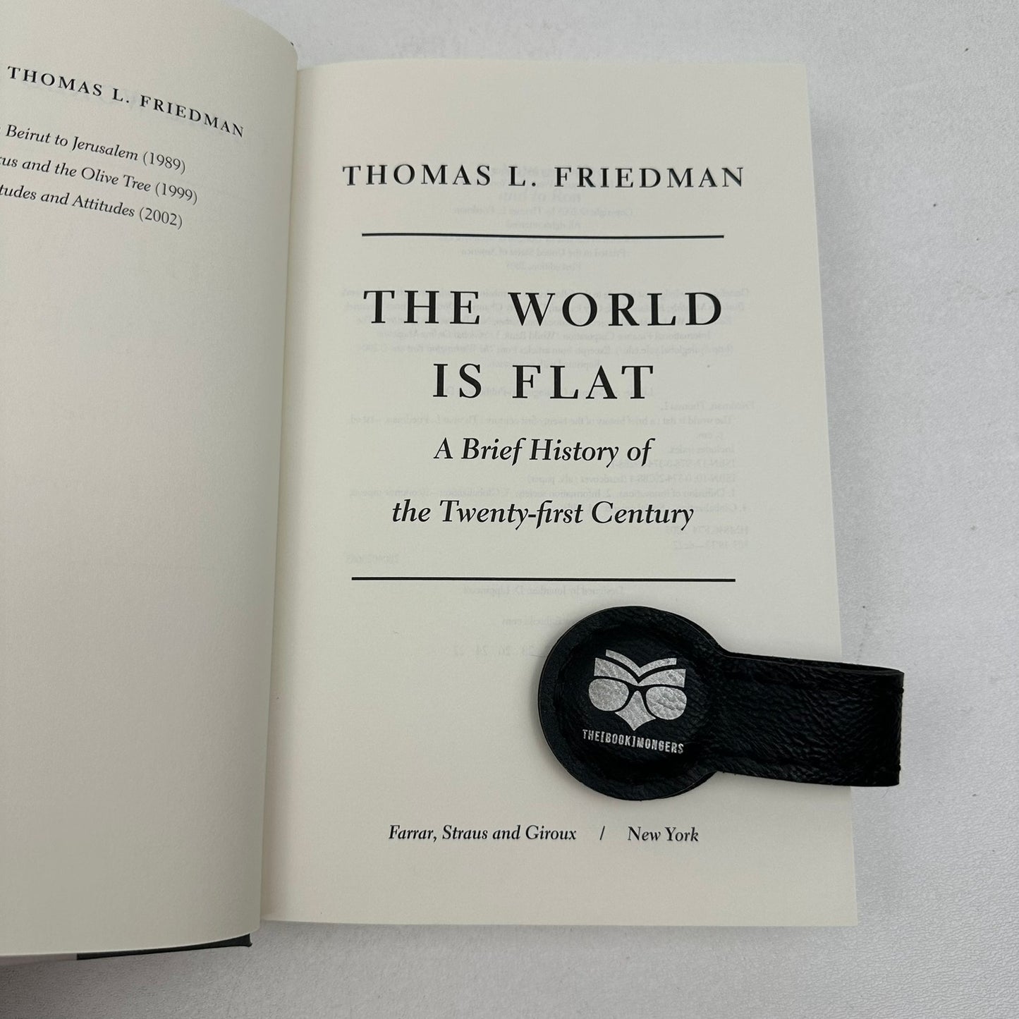 The World is Flat Thomas L Friedman Signed 1st Edition 2005 21st Century History