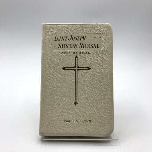 Saint Joseph Sunday Missal and Hymnal Softcover Book by Isabel V. Flynn 1956