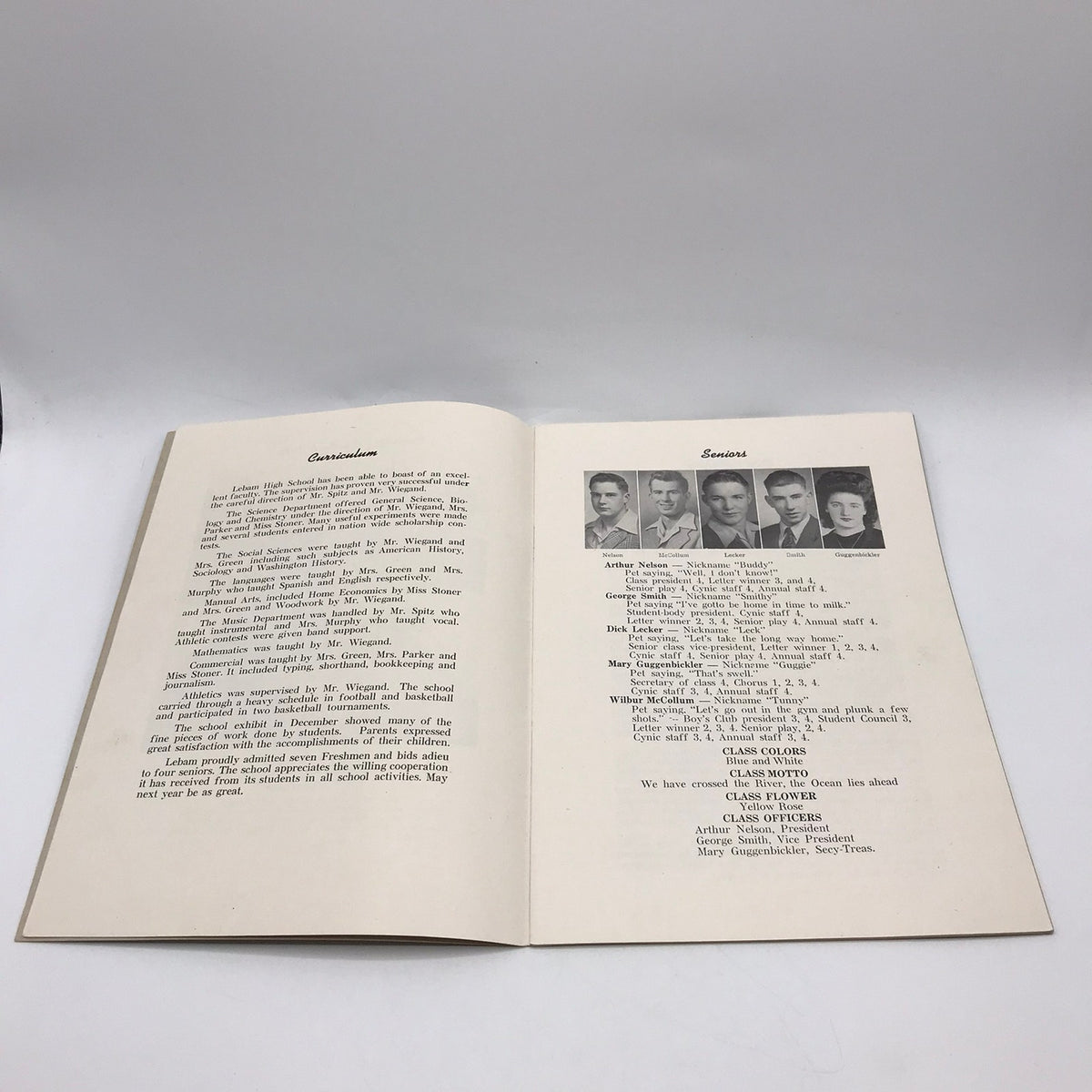 Le Fran Log 1946 Lebam High School Yearbook Washington Photography Memorabilia
