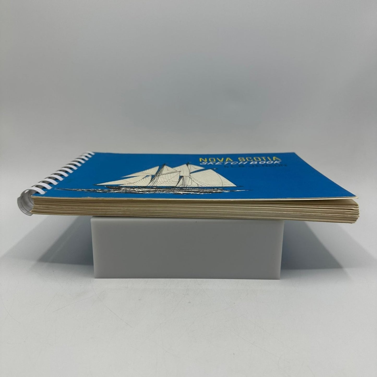 Nova Scotia Sketch Book L.B. Jenson 1974 Illustrated Travel History Petheric