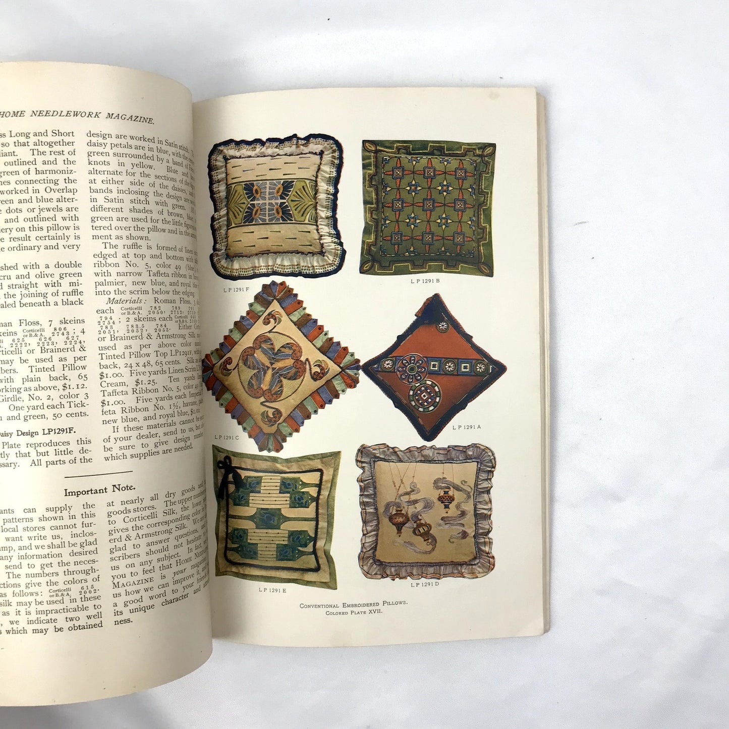 Home Needlework Vol. VI #4 Quarterly Magazine Florence Publishing Company 1904