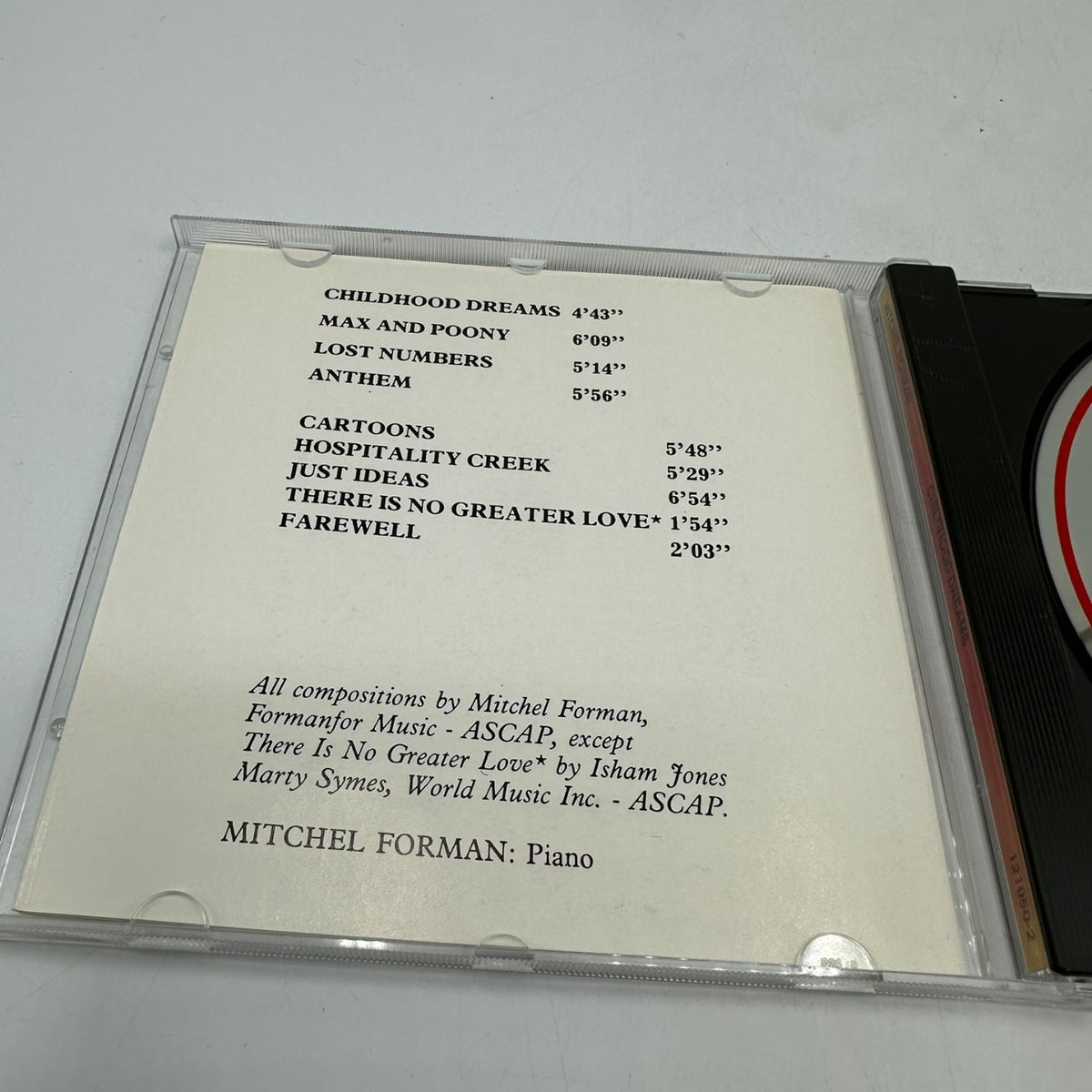 Mitchel Forman – Childhood Dreams CD 1992 Jazz Soul Note Italian Pressing