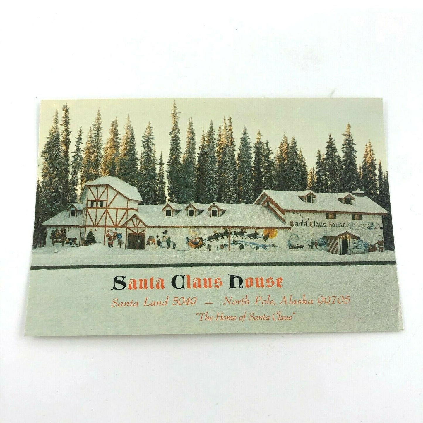 The Santa Claus House Postcards and Santa's Official Mail Letter