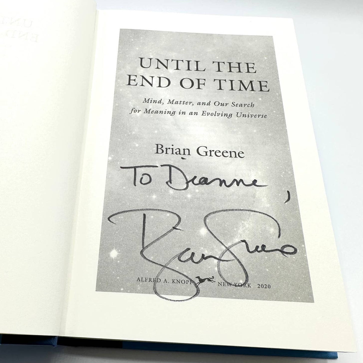 Until the End of Time by Brian Greene First Edition SIGNED Hardcover 2020