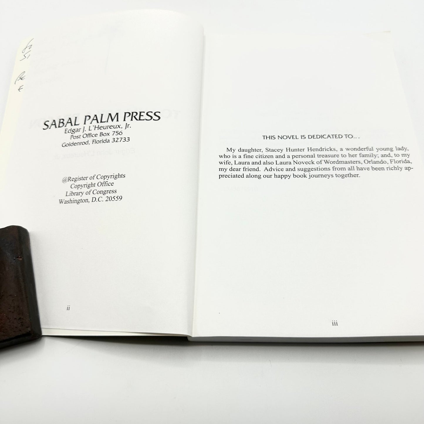 To Lullaby a Dragon Edgar J. L'Heureux Jr Illustrated Signed Paperback w/ Letter