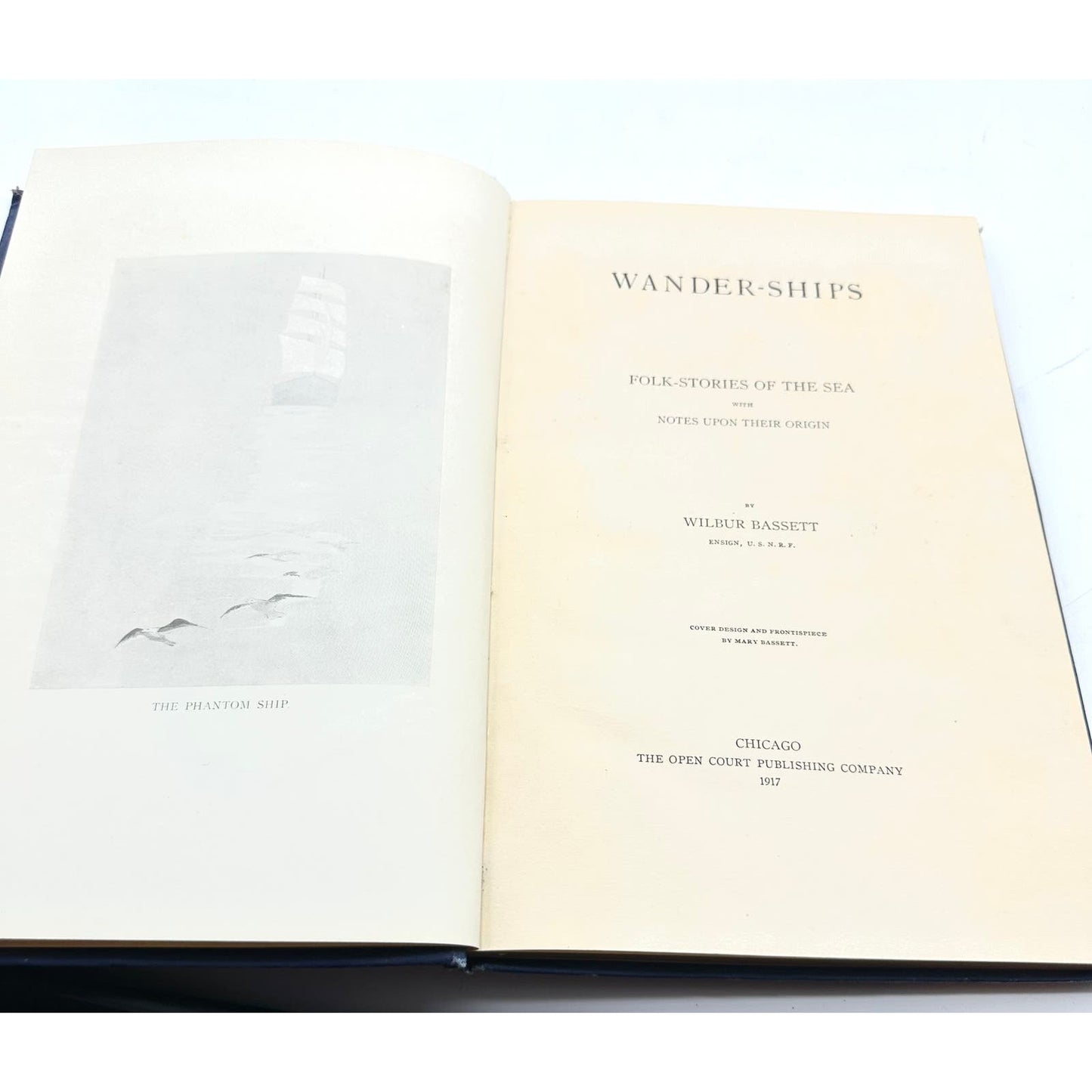 Wander-Ships: Folk Stories of the Seas by Wilbur Bassett 1917 Hardcover Book
