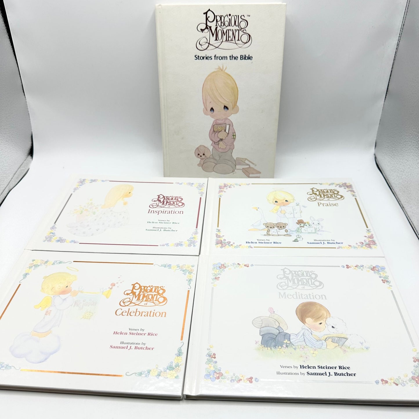 Set of 5 Precious Moments by Helen Steiner Rice 1990's Hardcover English Books