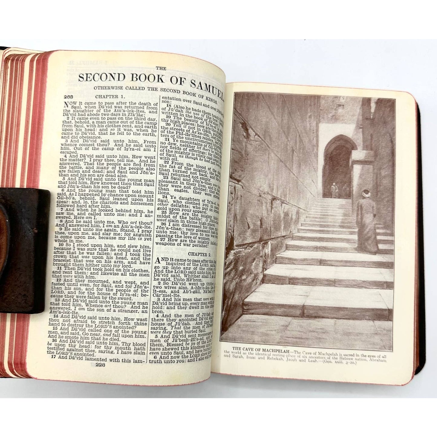 Holy Bible Authorized Version Illustrated Hardcover Cloth Binding Clear Type Ed.